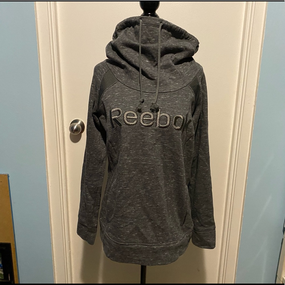 Reebok Gray Cowl Neck Sweater
